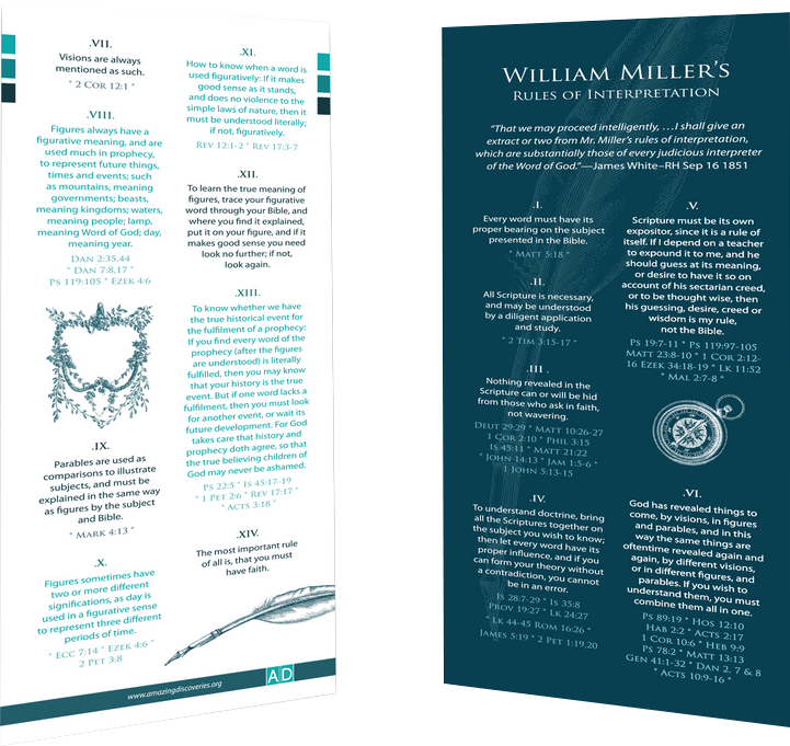 WILLIAM MILLER'S RULES OF INTERPRETATION